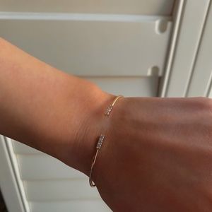 Crystal Goldtone Cuff Bracelet